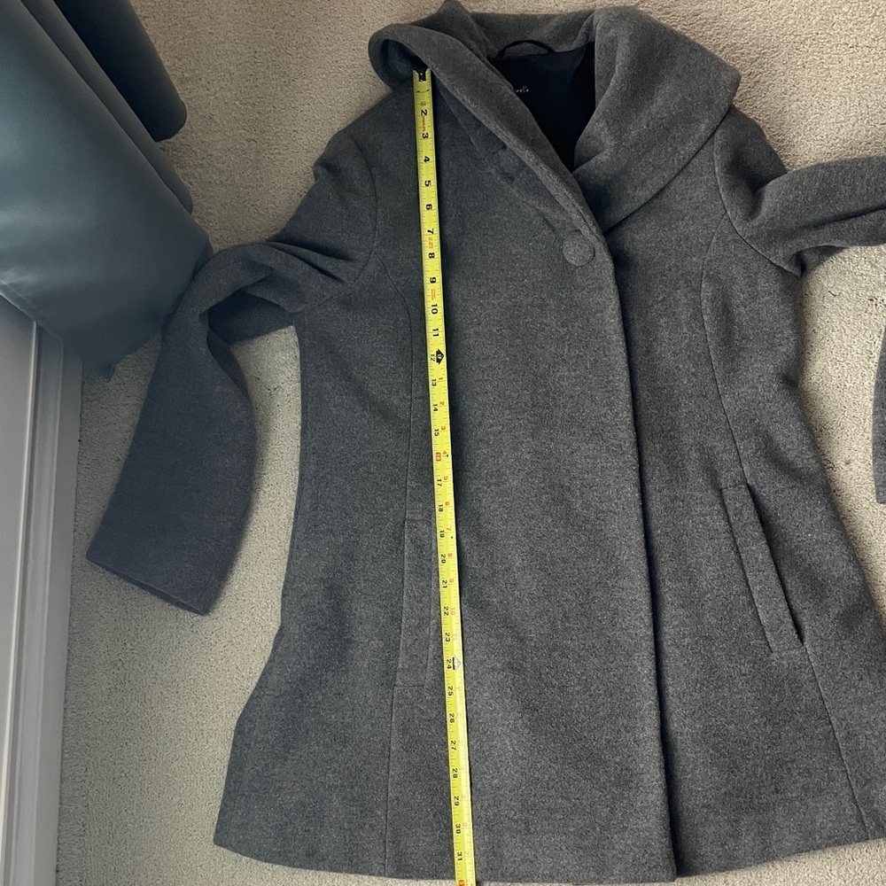 Mariposa gray wool coat size 6 From Austria - Picture 11 of 14